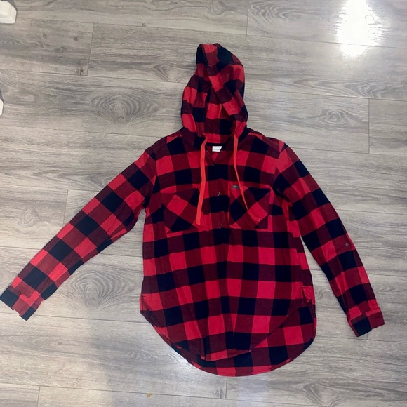Columbia Flannel with Hood - Picture 1 of 3